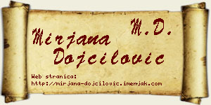 Mirjana Dojčilović vizit kartica